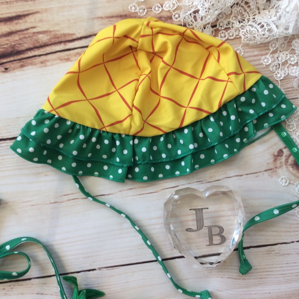 Girls Pineapple Bikini 3pc Set - Picture 3 of 4